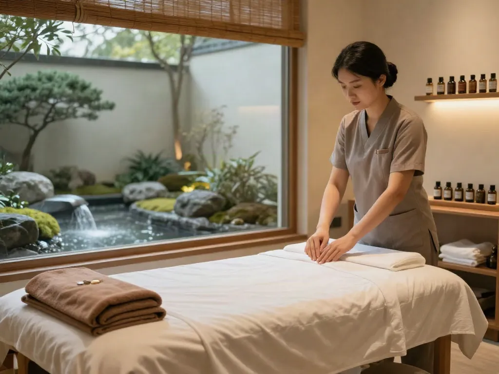 Relaxing environment for 오산출장마사지 with calming decor and soothing atmosphere.